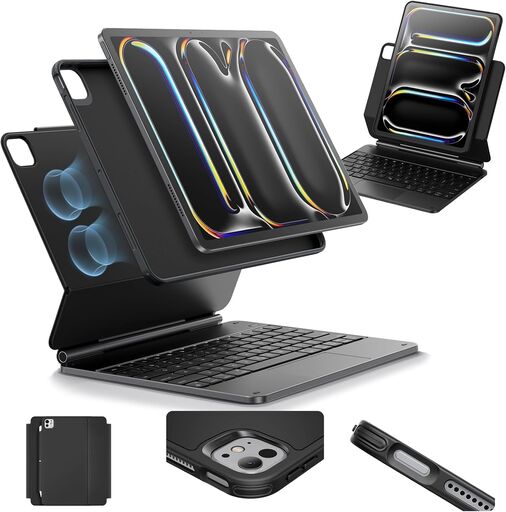 ESR iPad Pro 13" Case with Keyboard (M5/M4)