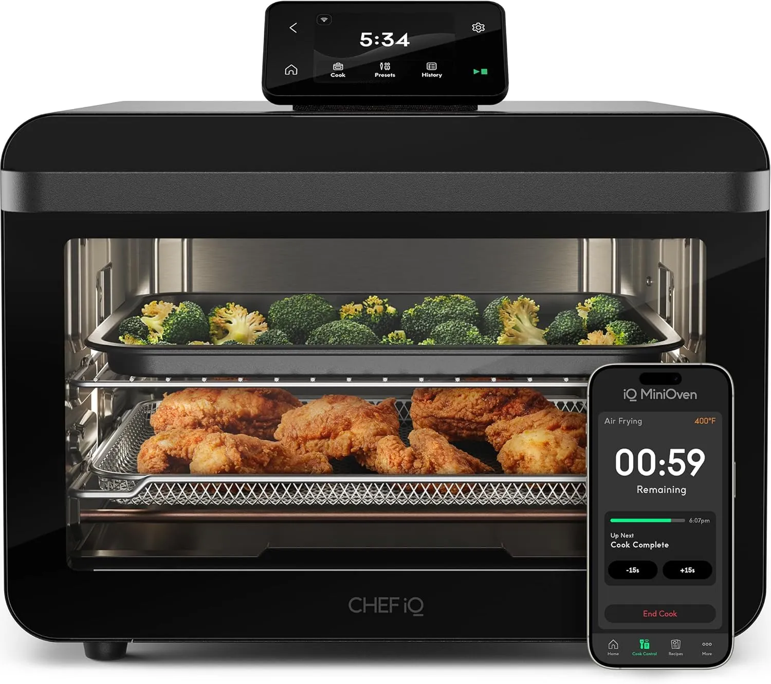 CHEF iQ MiniOven Smart Toaster Oven