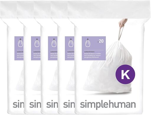 simplehuman Code K Custom Fit Drawstring Trash Bags