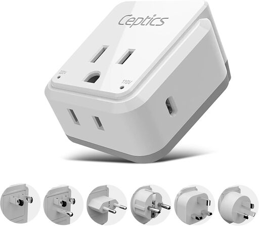 Ceptics World Travel Plug Adapter Set