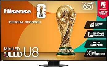 Hisense 65" U8QG Mini-LED 4K Smart TV