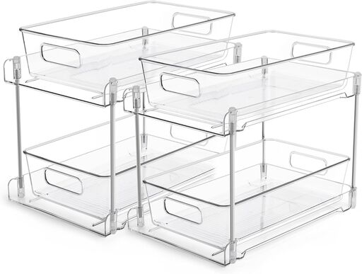 Vtopmart 2 Tier Bathroom Storage Organizer