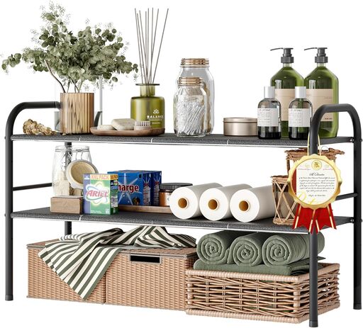 NETEL Under Sink Organizer 2-Tier Expandable Shelf