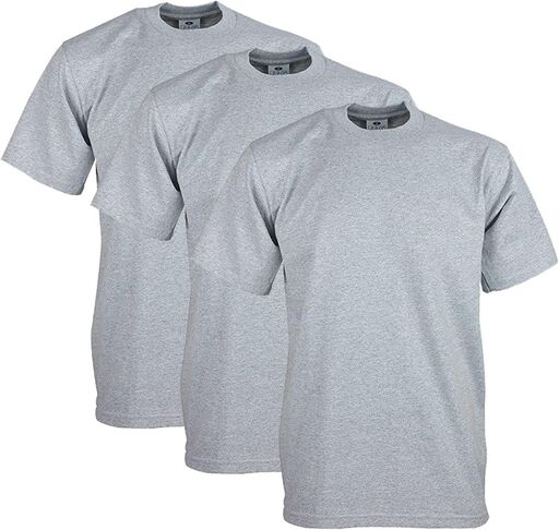 Pro Club Men's 3-Pack Heavyweight Cotton Crew Neck T-Shirt
