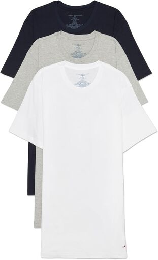 Tommy Hilfiger Men's Undershirts 3-Pack Slim Fit