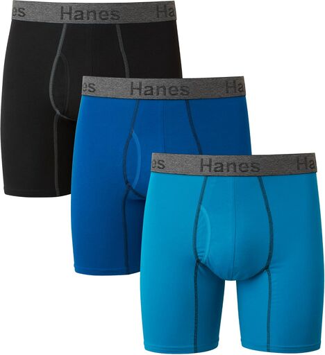 Hanes Men's Comfort Flex Fit Boxer Briefs 3-Pack