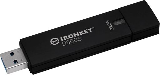 Kingston IronKey D500S 32GB Encrypted USB Drive