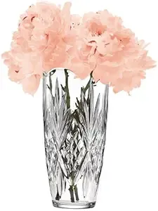 Godinger Dublin Crystal Vase 9"