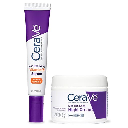 CeraVe Vitamin C Serum and Night Cream Set