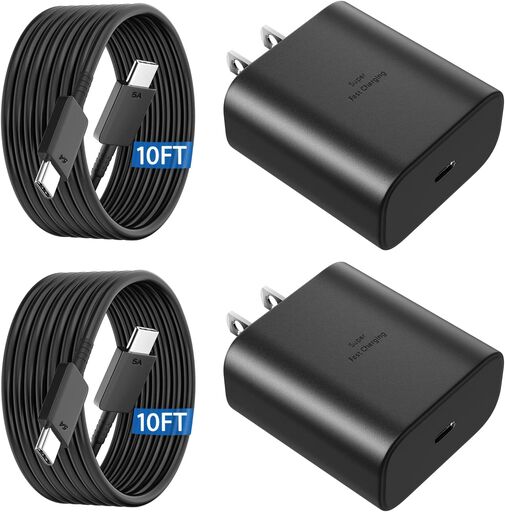 45W USB-C Super Fast Charger with 10FT Cable