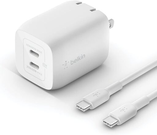 Belkin 65W Dual USB-C GaN Charger