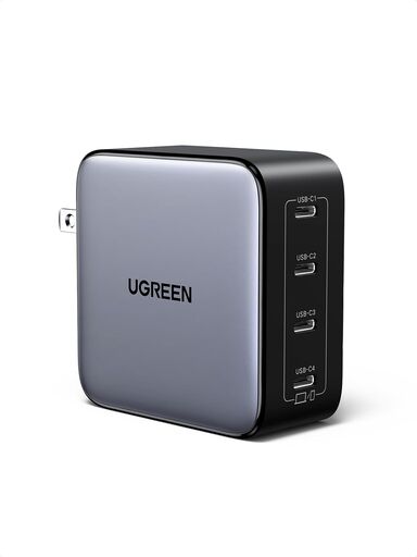 UGREEN Nexode 100W GaN USB-C Wall Charger (4-Port)