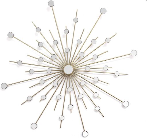 Stratton Home Decor Sparkle Mirror Burst Wall Decor