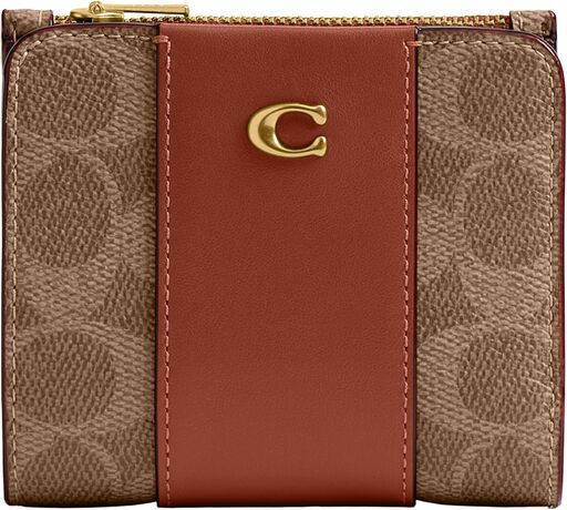Coach Coated Canvas Signature Slim Billfold Wallet