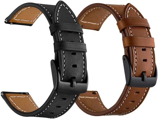 LDFAS Leather Band for Galaxy Watch 7/6 Classic