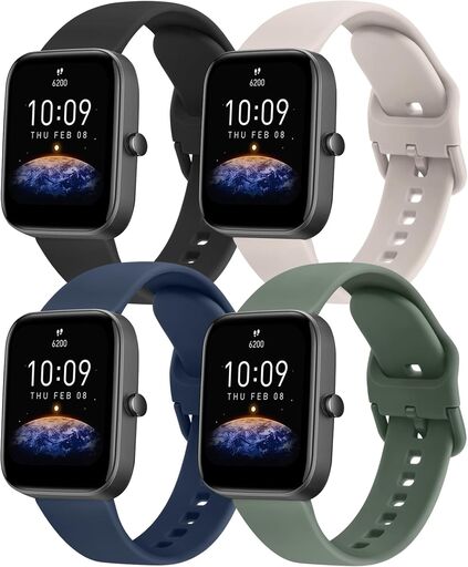 Meliya Silicone Watch Band for Amazfit