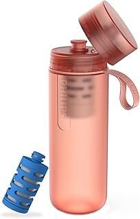 PHILIPS Water GoZero Active BPA-Free Water Bottle with Filter