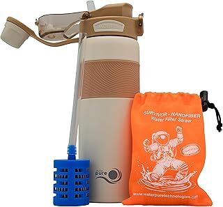 Survivor Nanofiber Fast Flow Filtered Water Bottle