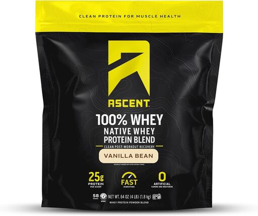 Ascent 100% Whey Protein Powder