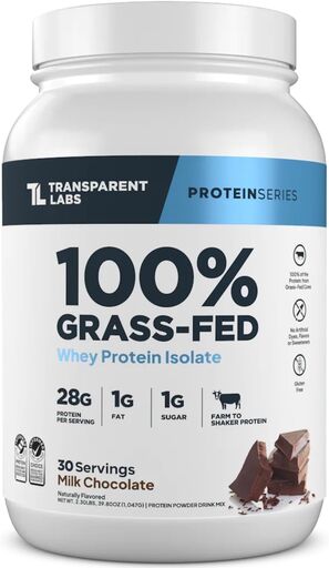 Transparent Labs Grass-Fed Whey Protein Isolate