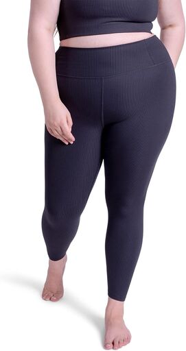 girlfriend collective Rib 7/8 Length Leggings Black